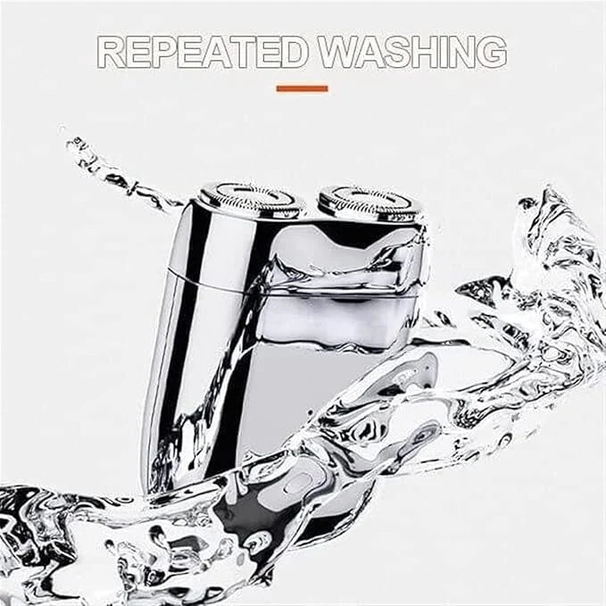 Mini Shavers for Men, Washable Double Head